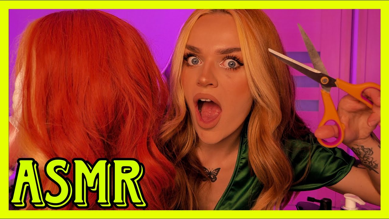 ASMR😴 ZAJMUJĘ SIĘ TWOIMI WŁOSAMI✂️💇‍♀️