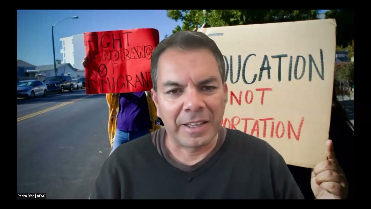 Zooming to the Resistance Against Mass Deportation Webinar (July 17, 2025).