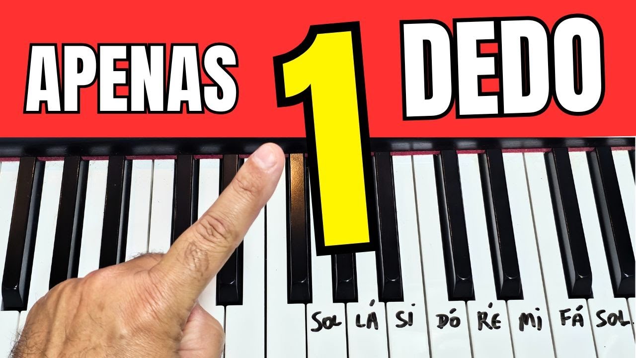 COMO TOCAR PARABÉNS PRA VOCÊ COM APENAS 1 DEDO!