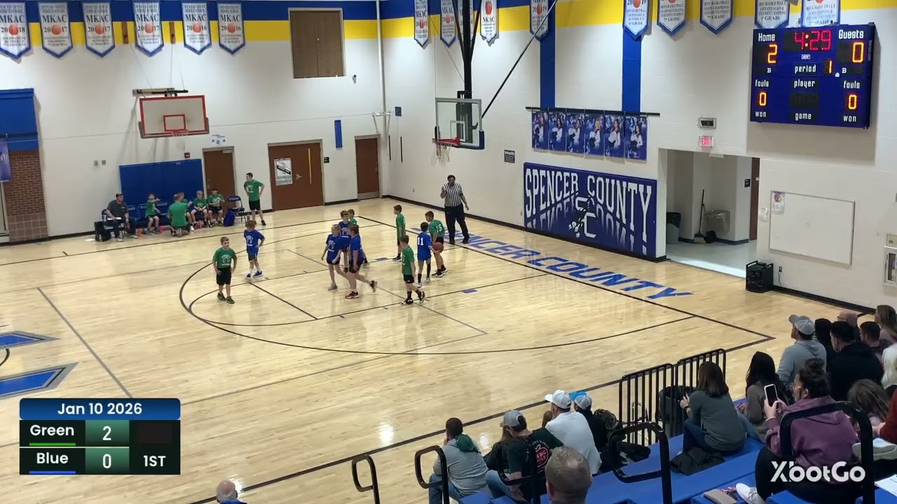 Rec Basketball - Green vs Blue (sound sync fixed)