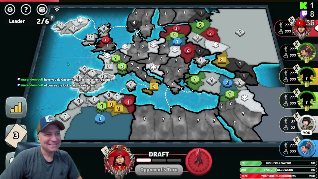 Getting all the luck on Europe Advanced! meta settings | Risk: Global Domination