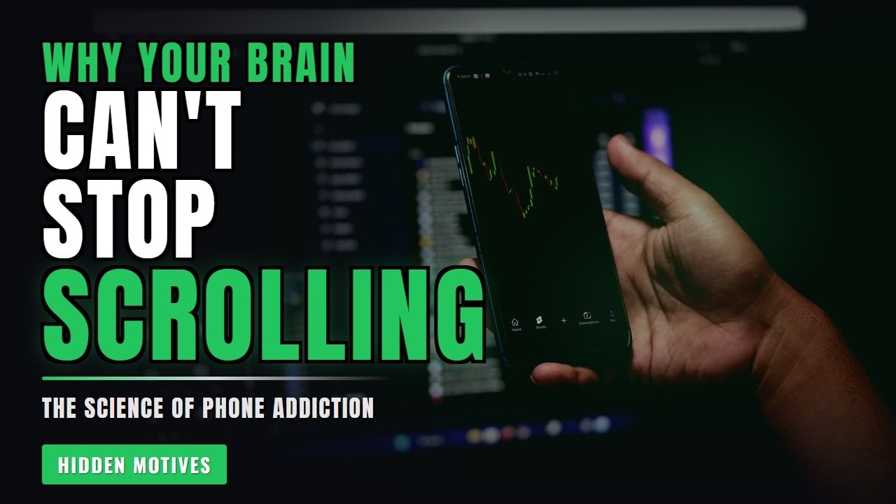 Why Your Brain Can't Stop Scrolling: 6 Dopamine Traps Explained | Hidden Motives