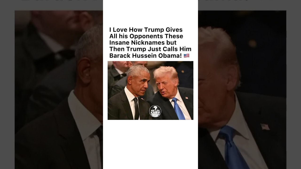 Trump&rsquo;s Most Unexpected Nickname for Obama Has Everyone Talking! 😳🇺🇸