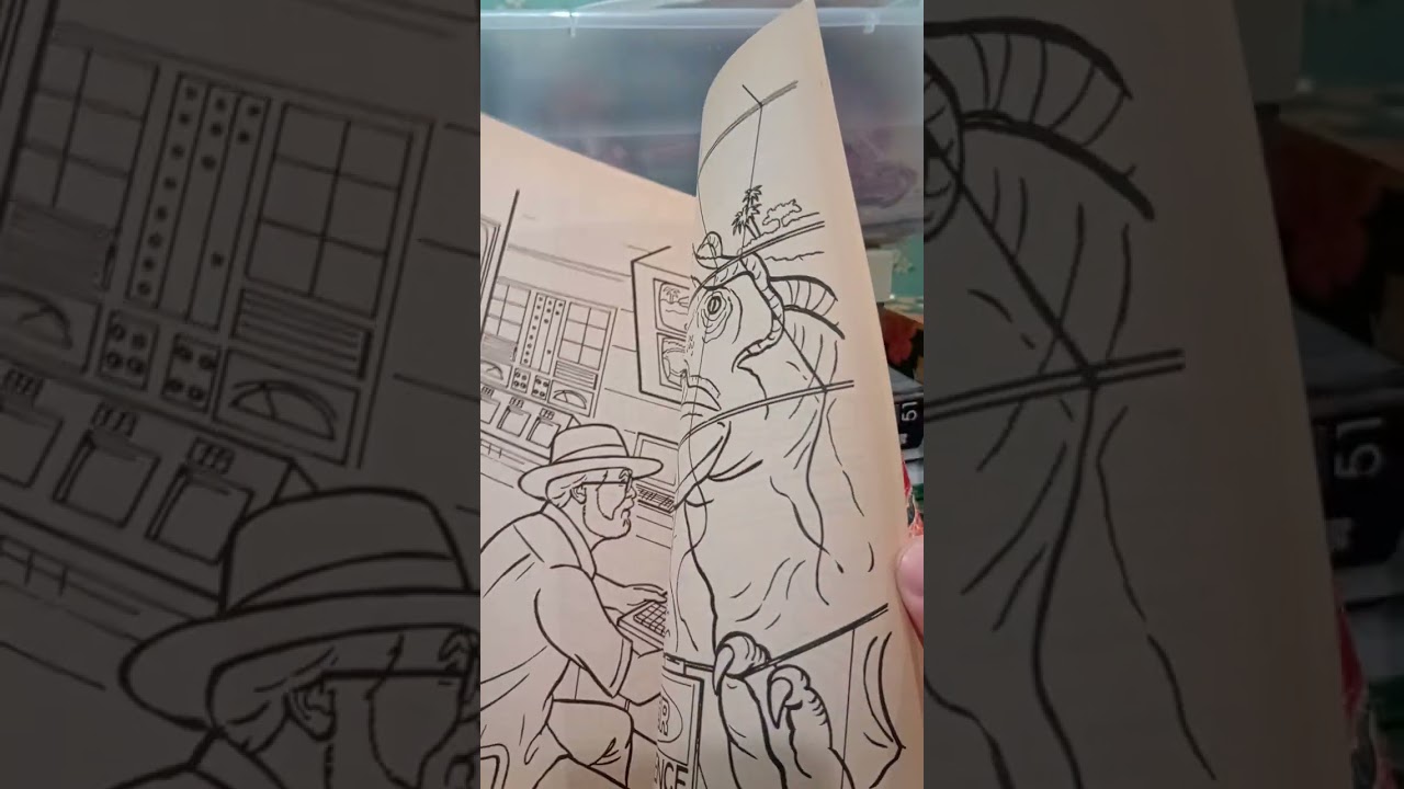 Jurassic Park 1993 coloring book (NEVER COLORED IN)