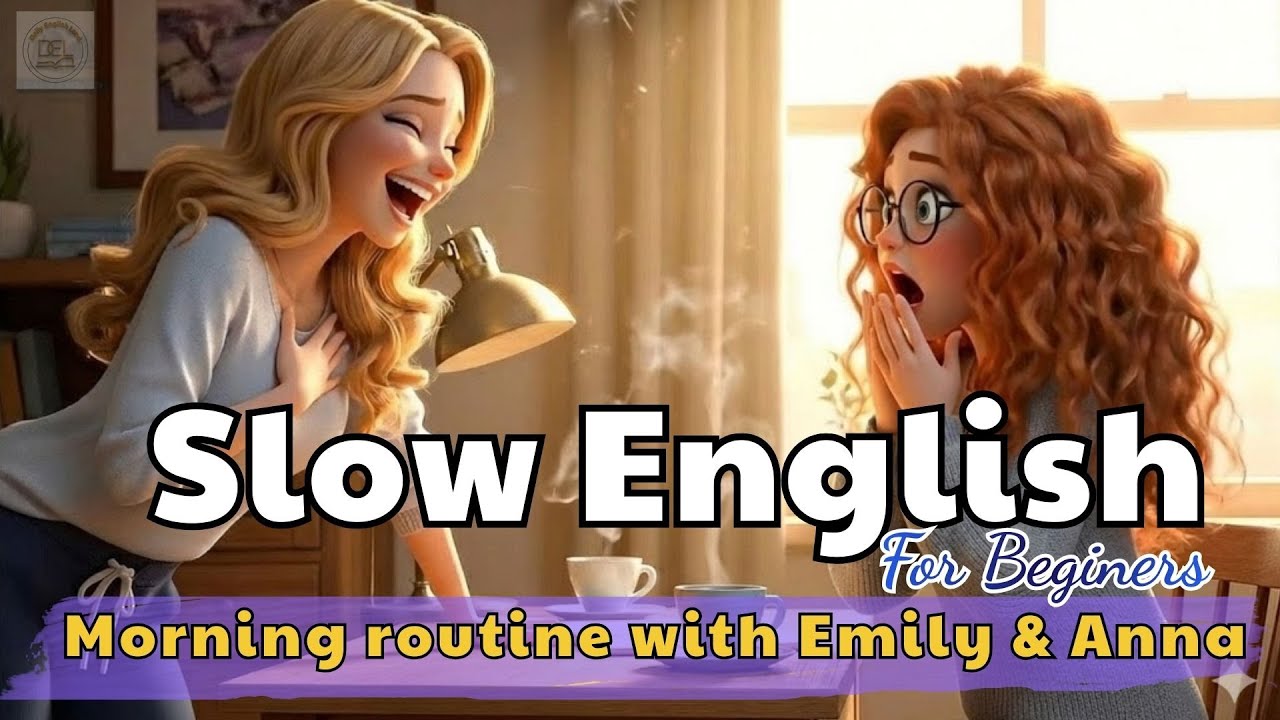 My Morning Routine with Friends☀️ | Easy English Listening Practice (A2 – B1 Level)