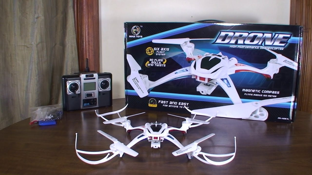 Nihui Toys - U807C Drone - Review and Flight (Indoor & Outdoor)