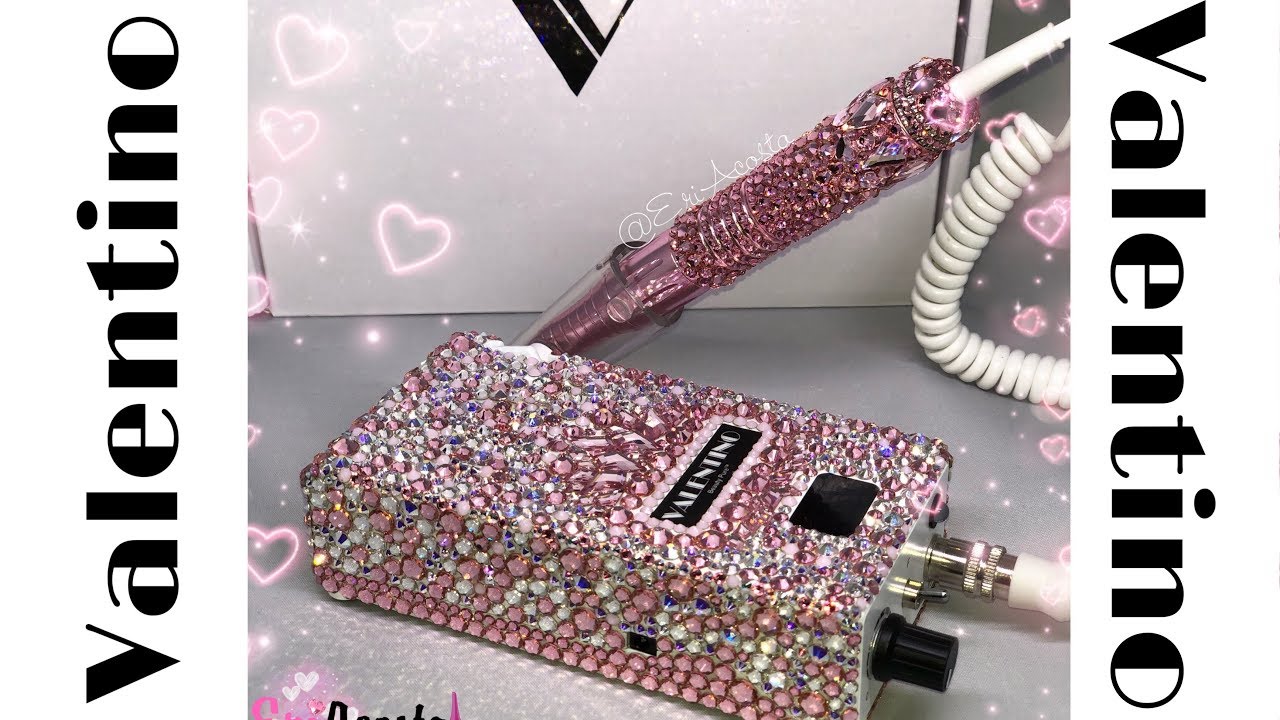 VALENTINO BEAUTI PURE E-FILE ROSE GOLD/Pulidora de uñas con Swarovski