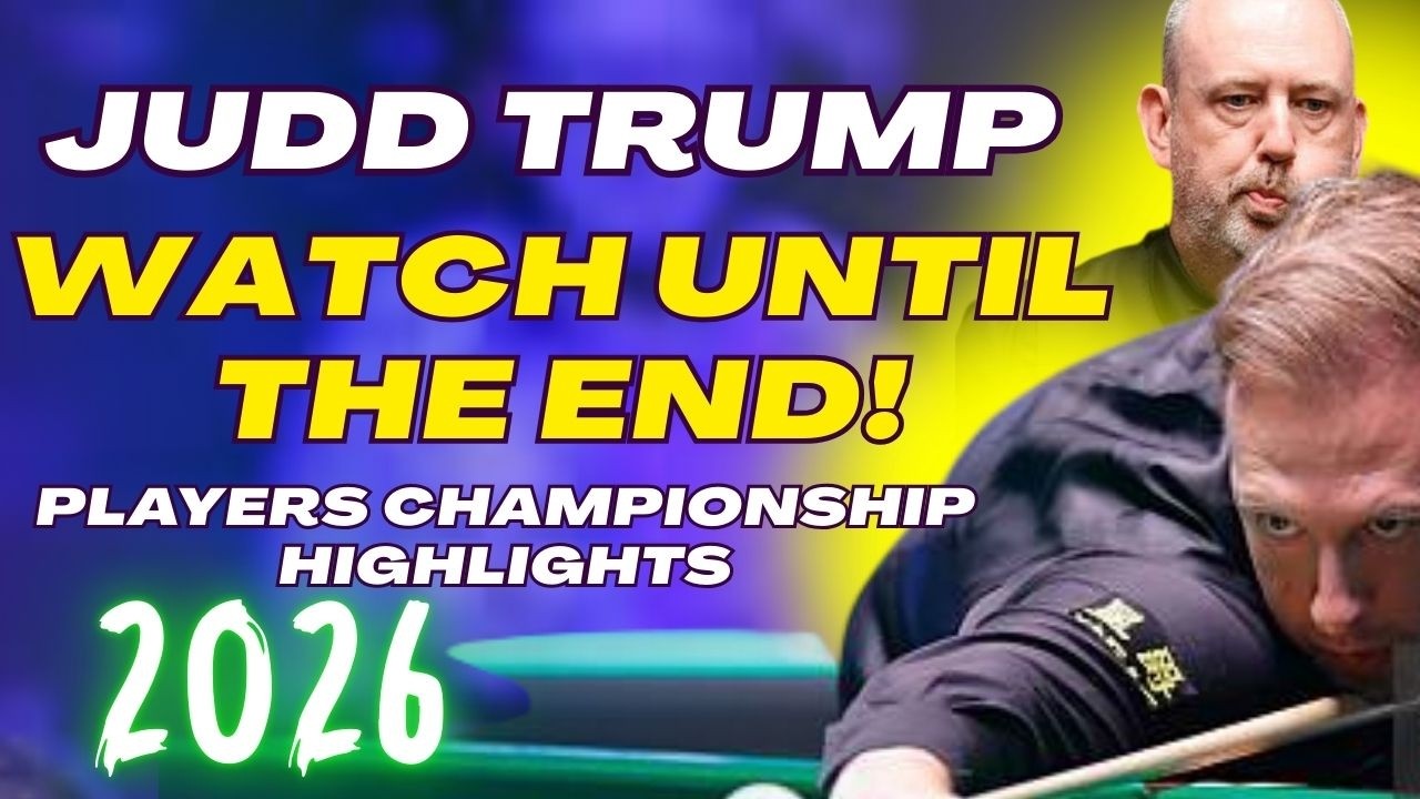 WATCH UNTIL THE END! 🤣 Judd Trump vs Mark Williams | 2026 Players Championship Highlights