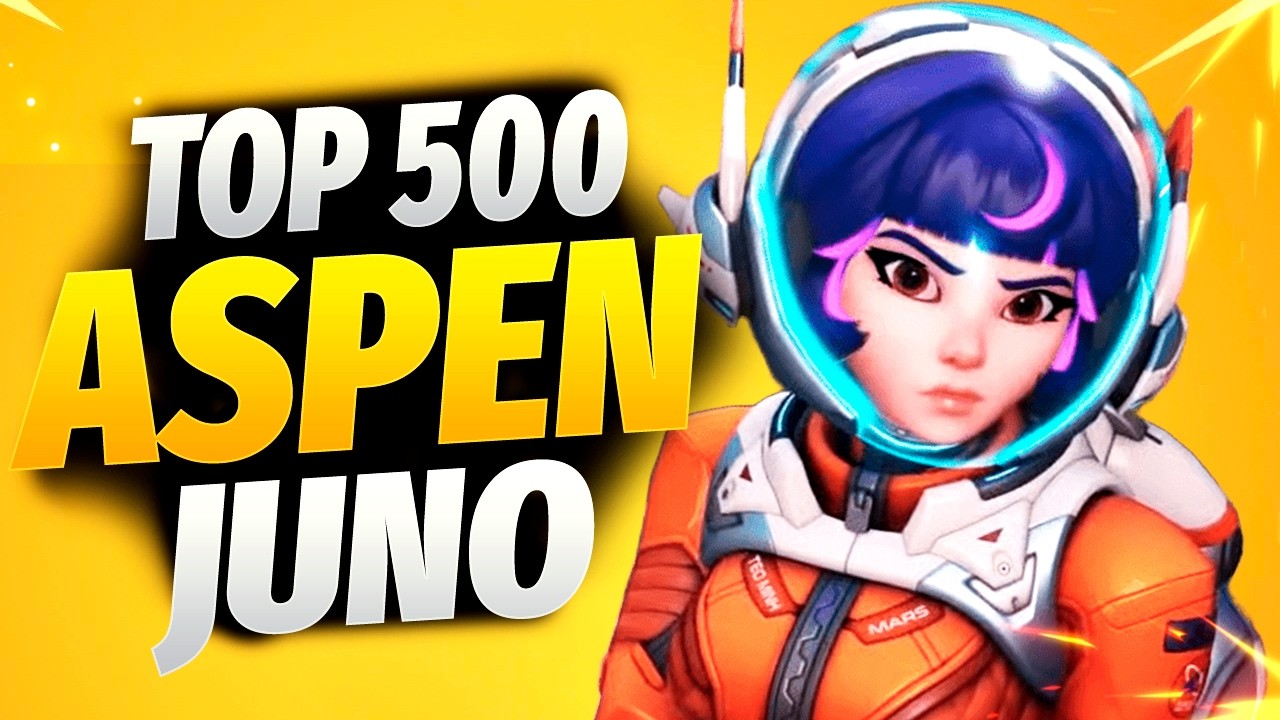 Aspen Rank 6 Juno God - Road to Rank 1! [Overwatch 2 Season 20 Top 500]