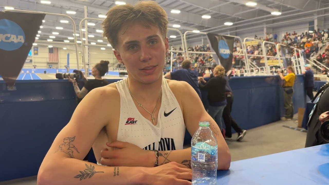 Villanova's Marco Langon After 3000m-5000m Double At NCAA Indoor Championships