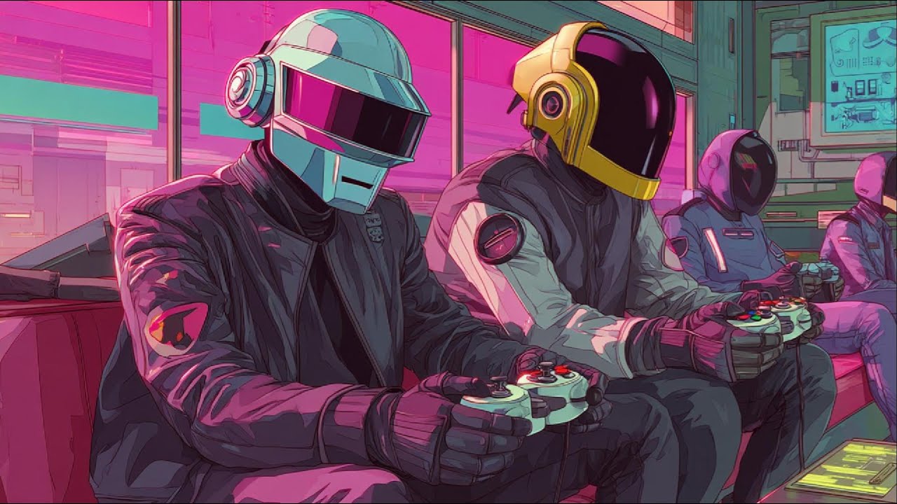Daft Punk Chill Gaming Session 🎵🤖 | Chill Electro Funk x Neo Soul x Lofi Playlist