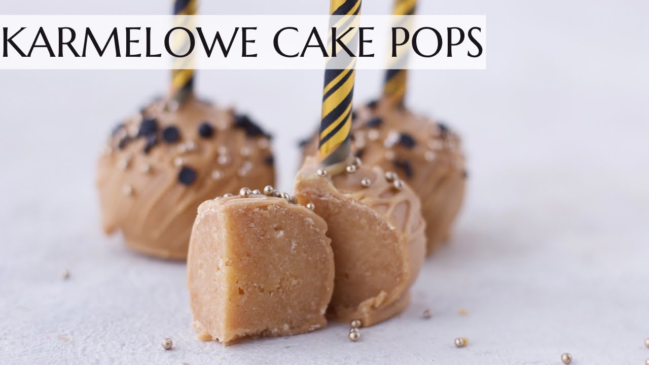 Karmelowe cake Pops 