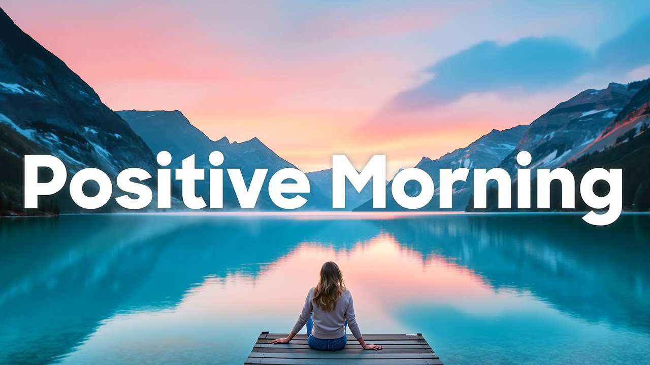 🎧 Positive Day & Chill Morning Mix 🎧 Autumn Lake Sunrise 🌞 A Peaceful Start to the Day