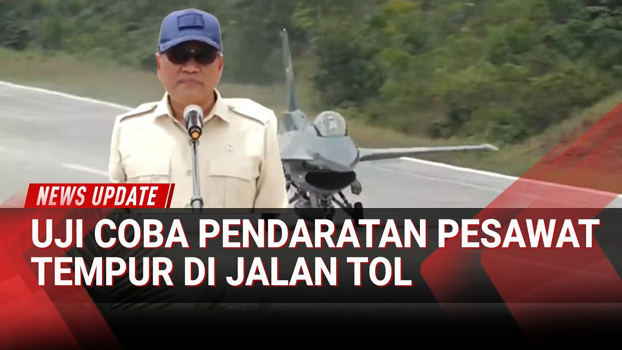 Perdana! F-16 dan Super Tucano Mendarat di Tol Trans Sumatera, Ini Tujuannya
