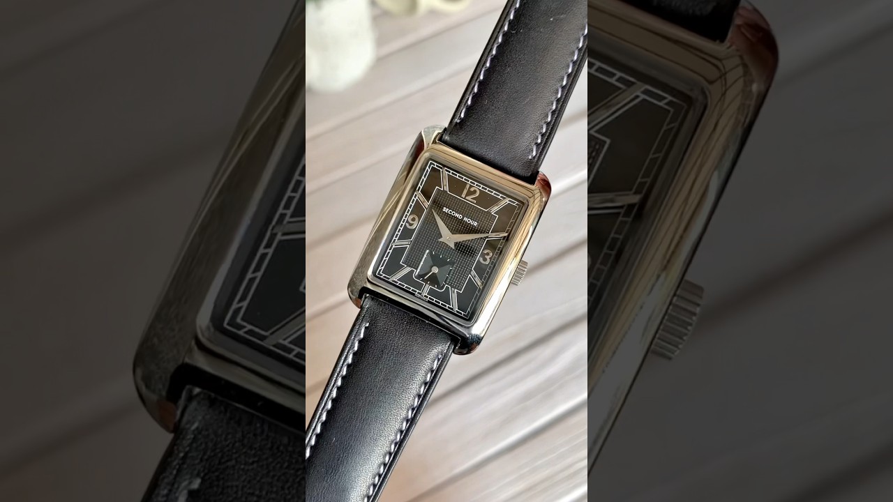 Second Hour - The Memoir Black #secondhour #secondhourwatches #thememoir #microbrandwatch