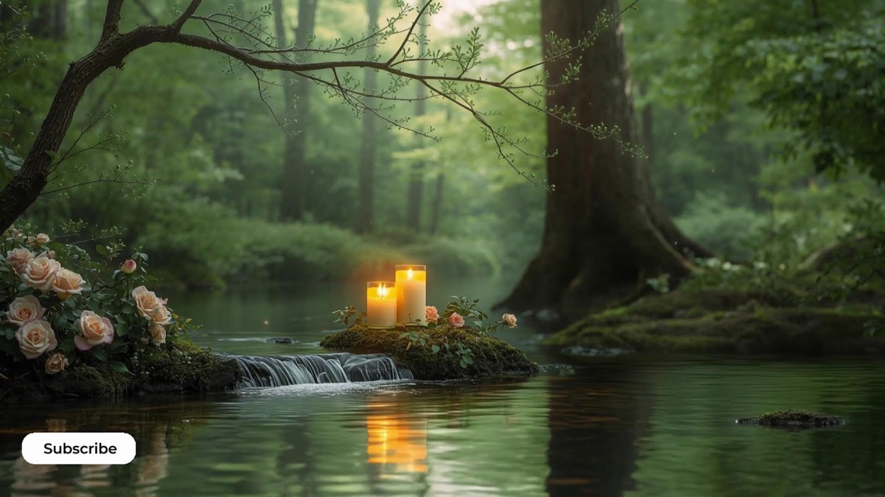 Healing River Sounds + Relaxing Piano 🌷 Reduce Stress, Clear Your Mind & Sleep Better,Insomnia 2