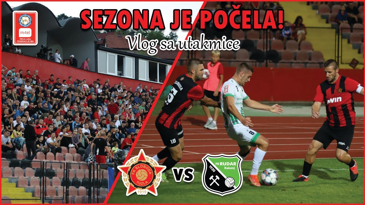 ODLIČAN START SLOBODE, SEZONA JE POČELA! | Sloboda Tuzla - Rudar Kakanj Vlog 🔴⚫