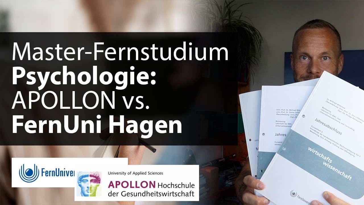 Fernstudium Master Psychologie: FernUni Hagen vs. APOLLON – berufsbegleitend studieren