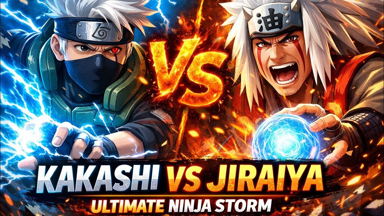 Kakashi vs Jiraiya 😱 | Naruto Ultimate Ninja Storm | Full Power Battle