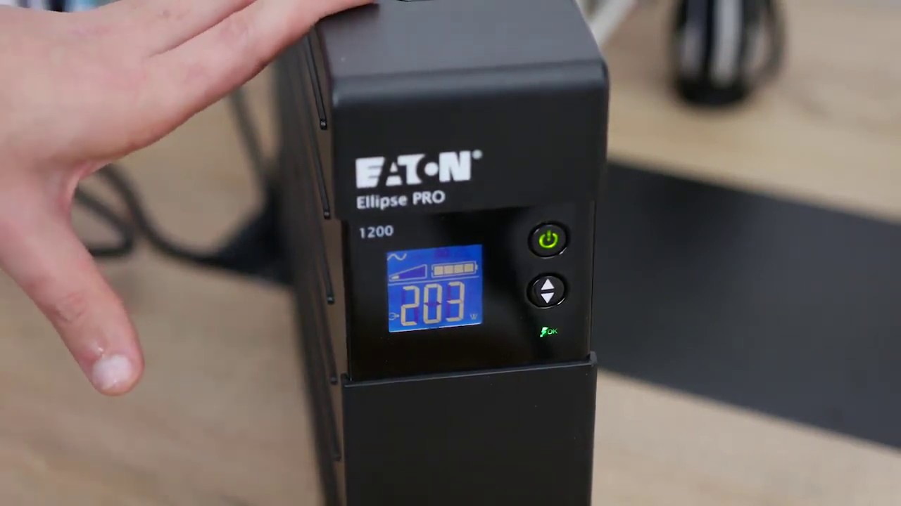 Eaton Ellipse PRO 1200 DIN   Gruppo di continuità UPS 1200 VA con protezione da sovratensioni