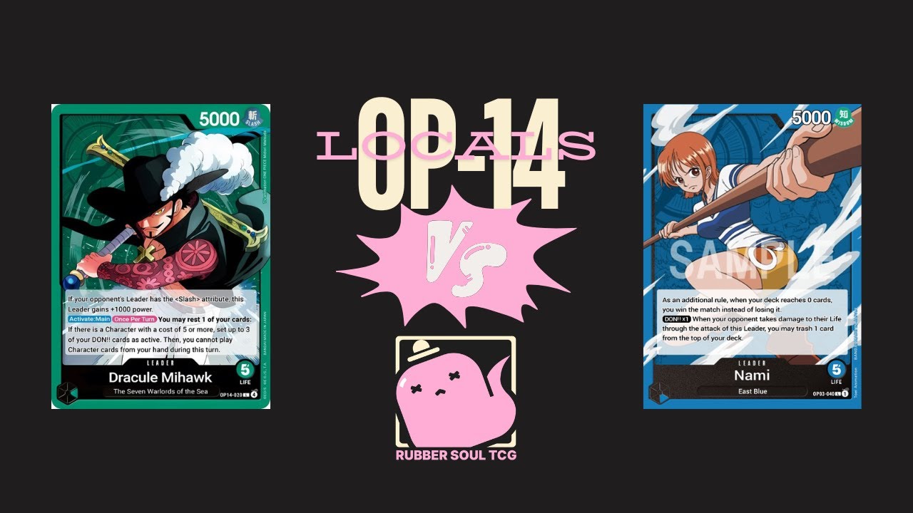 (OP14) OPTCG POV: 🟢 Михок против 🔵Нами! Местный турнир!