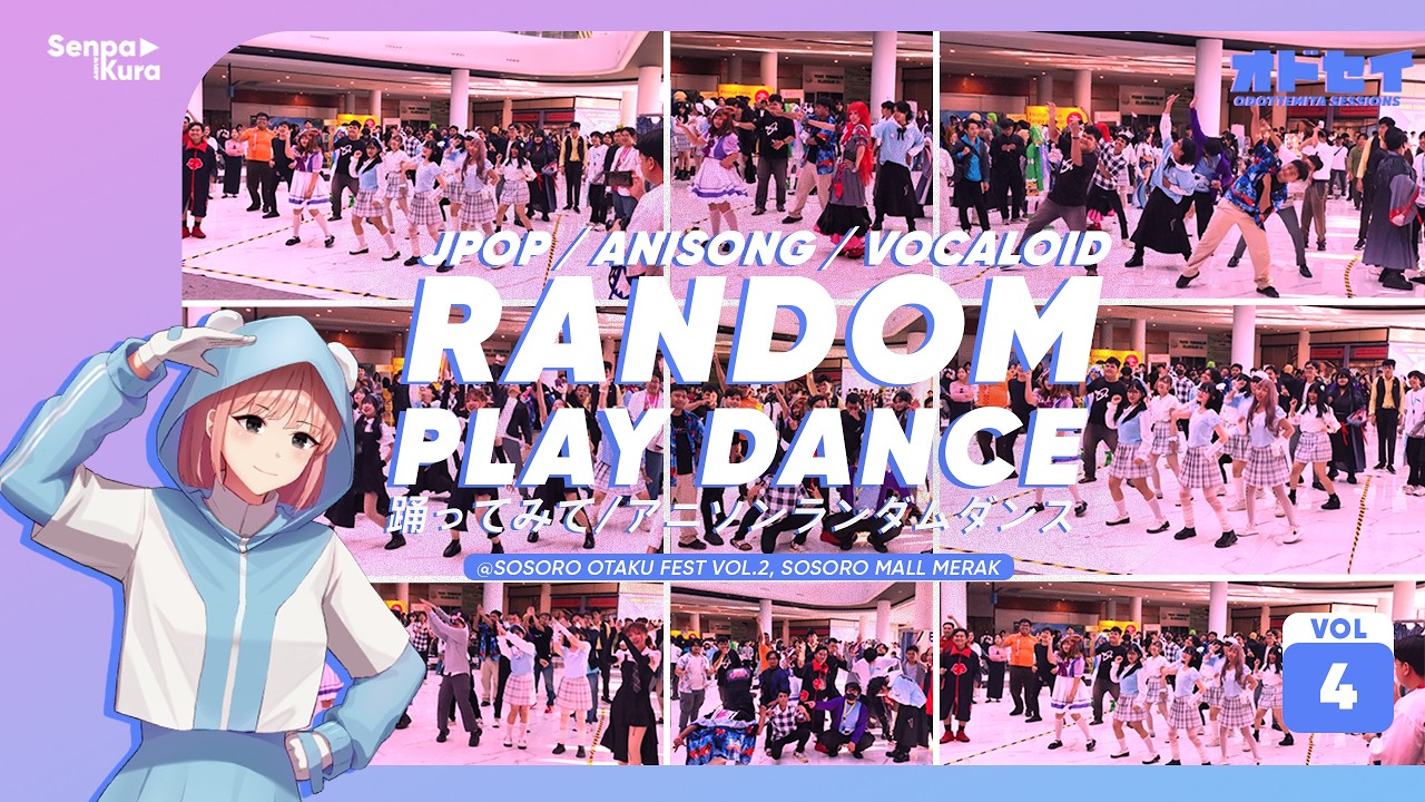 SOSORO OTAKU FEST VOL. 2 | RANDOM PLAY DANCE J-POP / VOCALOID / #アニソンランダムダンス / 踊ってみた【ODOSEI Vol. 04】