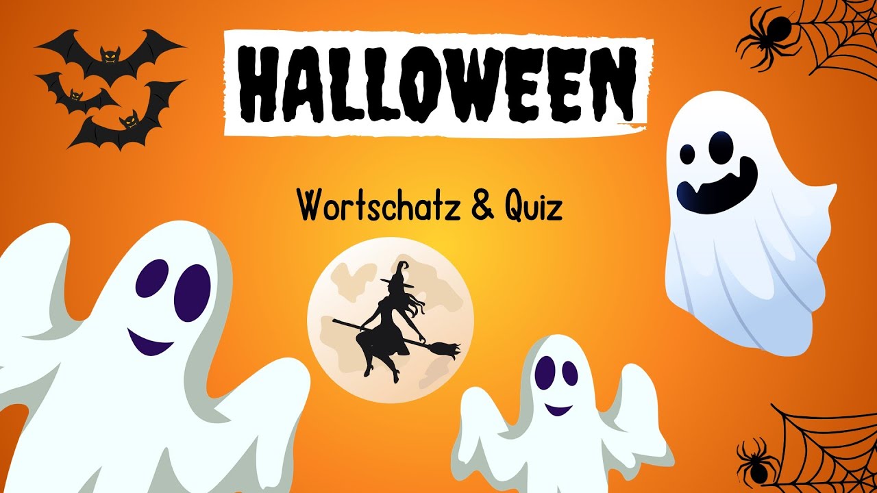 Halloween Wortschatz & Quiz | Deutsch lernen