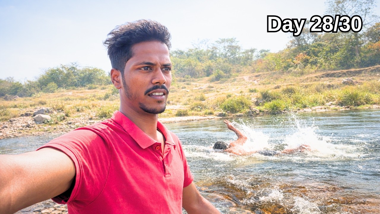 Aaj phir nadi me nahaya