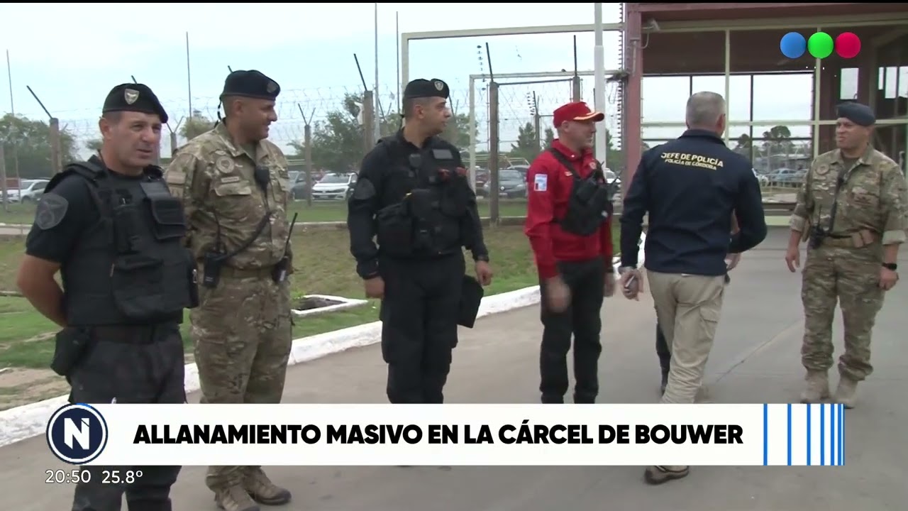 Allanamiento masivo a la cárcel de Bouwer