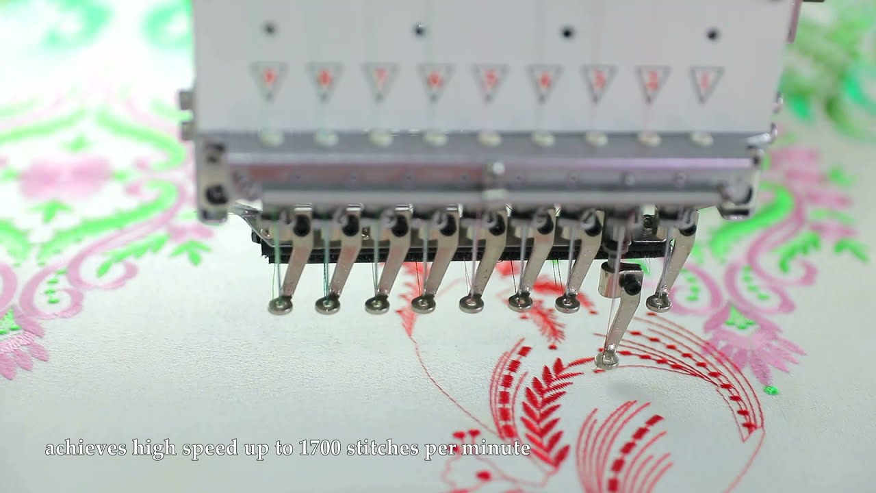 World Highest Speed Embroidery Machine For @1700RPM/Minute