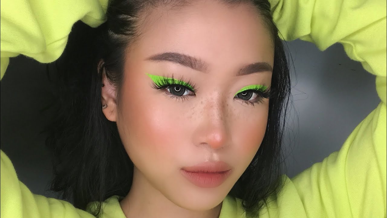 NEON GREEN MAKEUP TUTORIAL