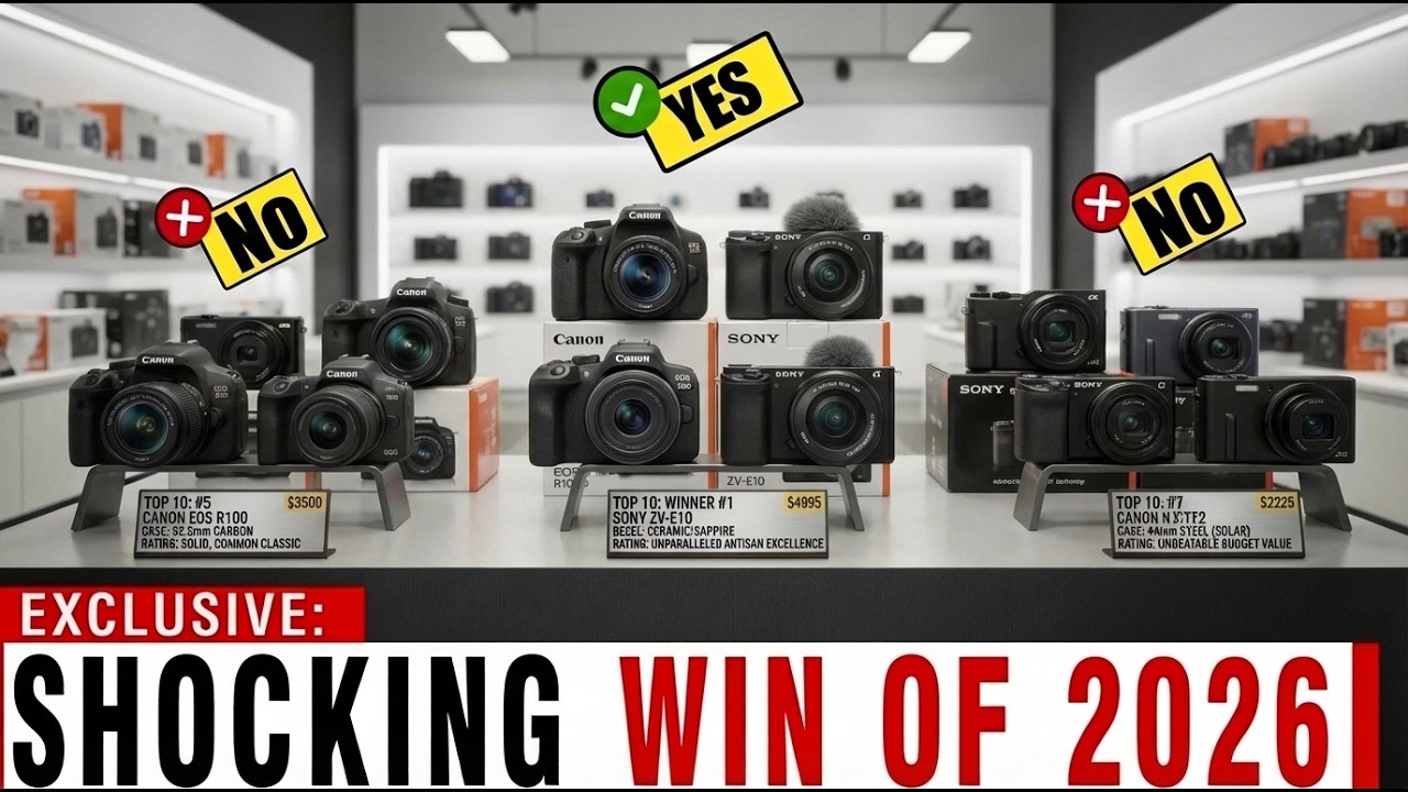 Top 10 Budget Cameras Under $500 I Actually Tested — The Winner SHOCKED Me!