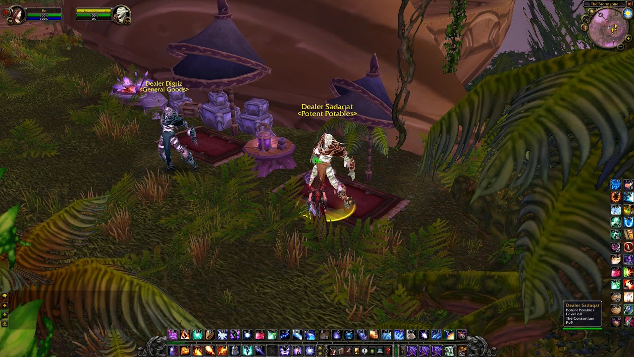Vendor that sells Limited supply Herbs & Potions, WoW TBC
