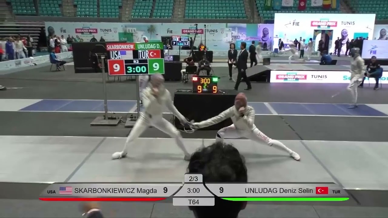 Tunis Grand Prix 2024 SWS - L64 - Magda Skarbonkiewicz USA v Deniz Selin Unludag TUR