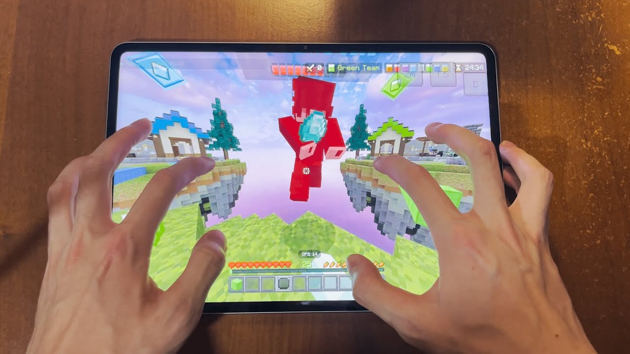 Hive Bedwars With Handcam on MOBILE (BEST PVP)