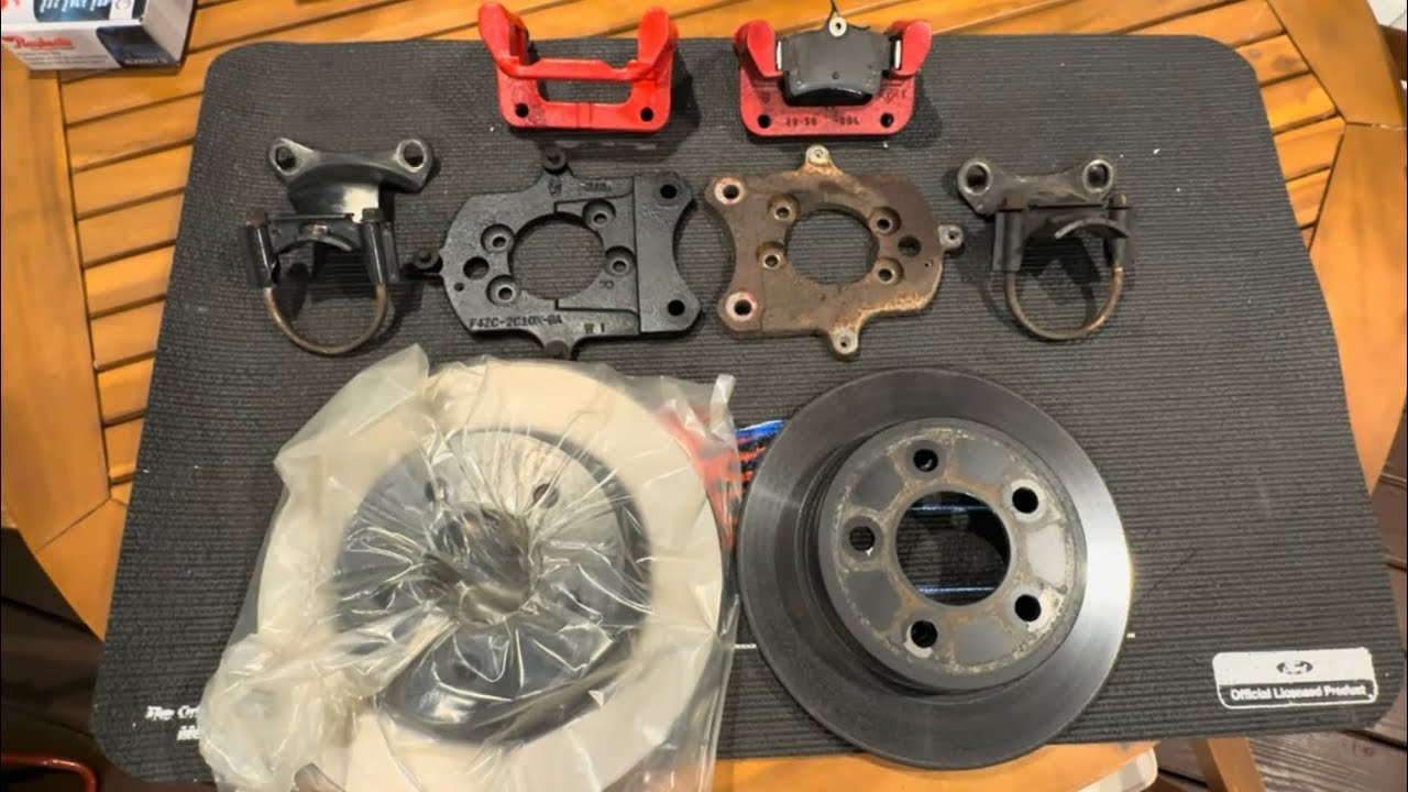 SN95 Mustang GT to Cobra rear disk brakes - step by step how-to