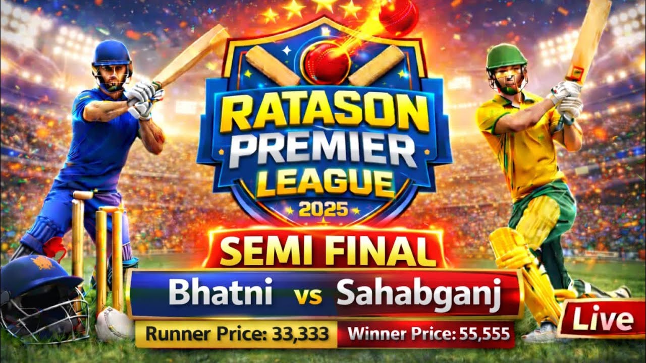Sahabganj vs Shubham 11 Bhatani live cricket match | Ratason Premier League-Season 2 live - Mangapu