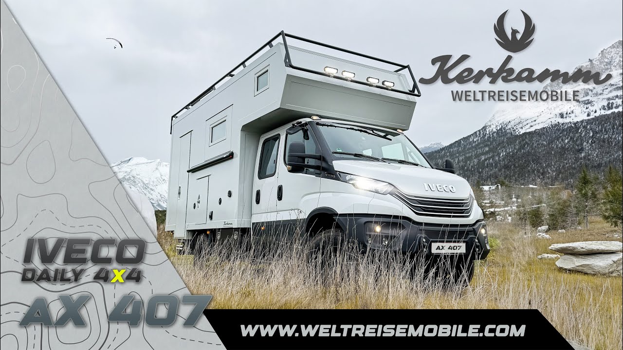 Kerkamm Weltreisemobile - Expeditionsfahrzeug AX 407 Family - Iveco Daily