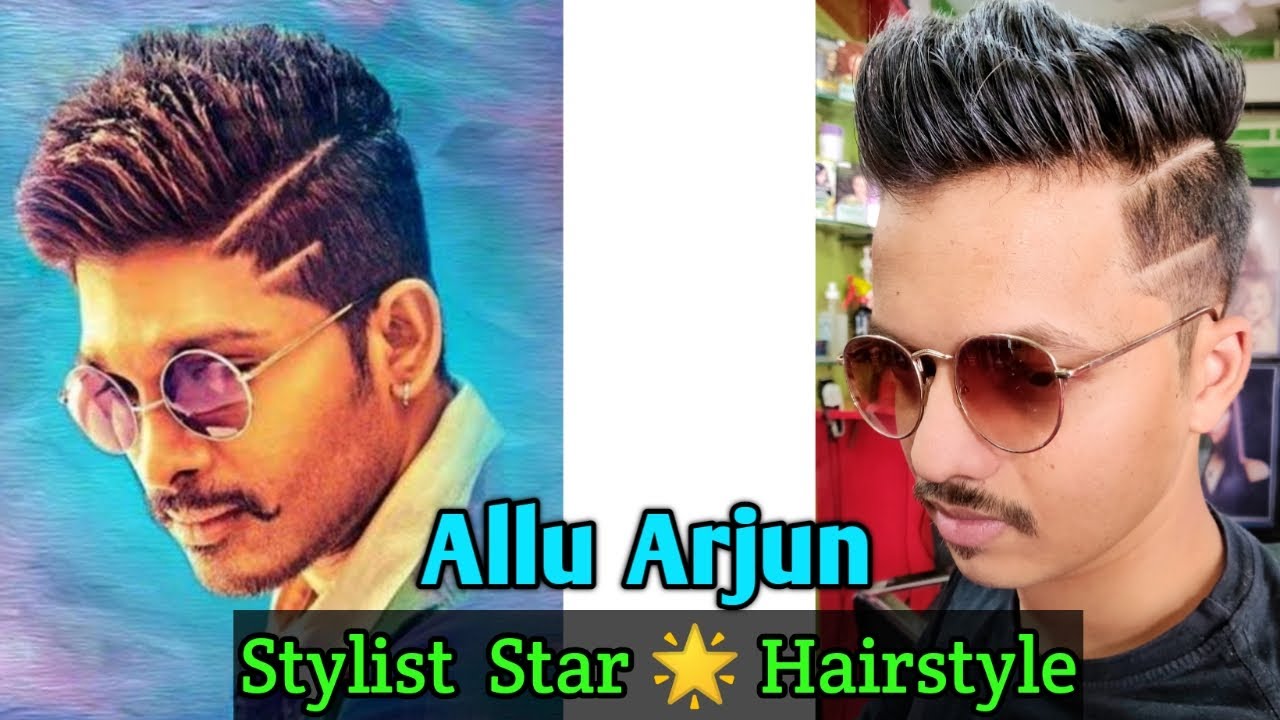 Best medium Hairstyle for Boys / Haircut & Hairstyle Trend 2019 / Allu Arjun Hairstyle #150