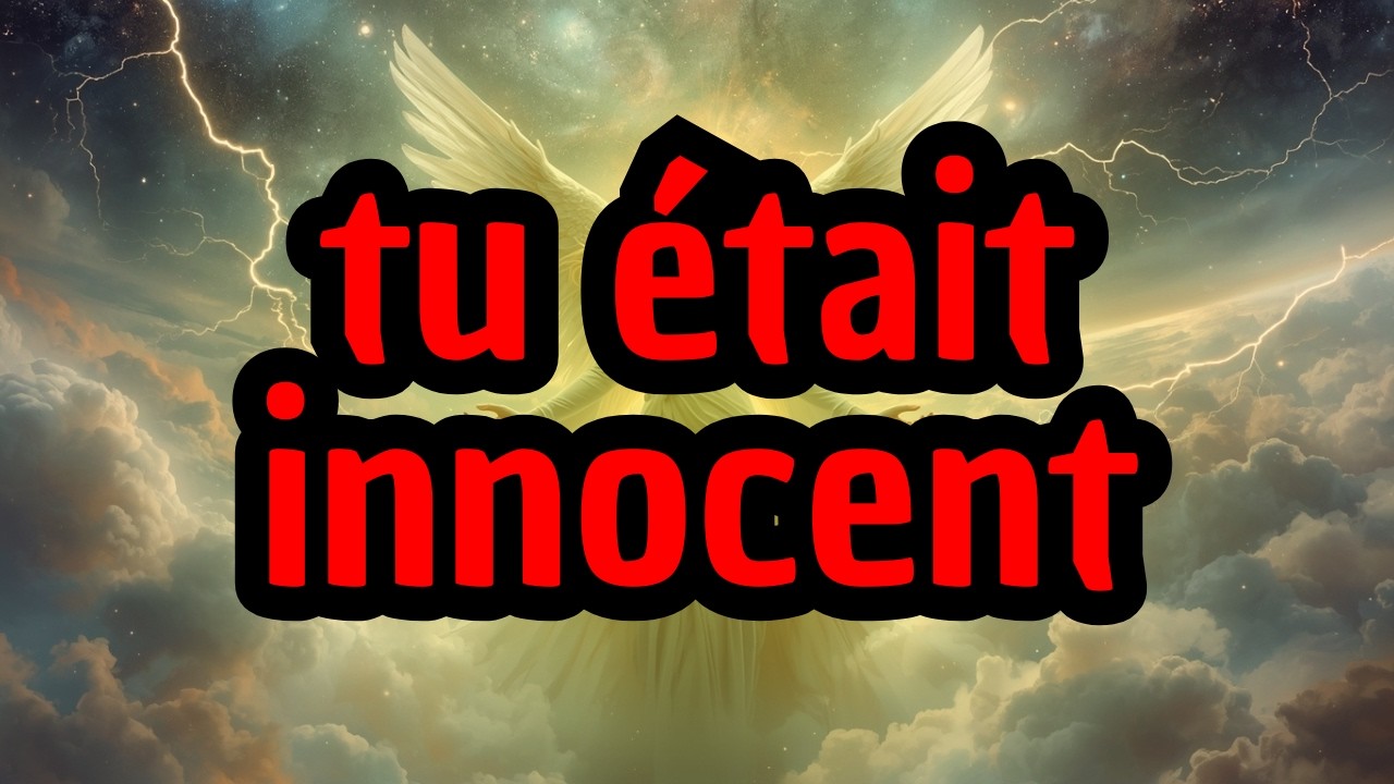Tout le monde sait maintenant que tu était innocent