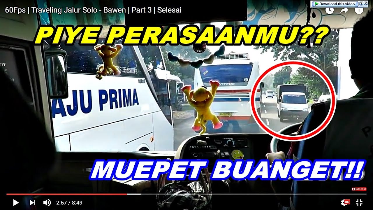 60Fps | Traveling Jalur Solo - Bawen | Part 3 | Selesai