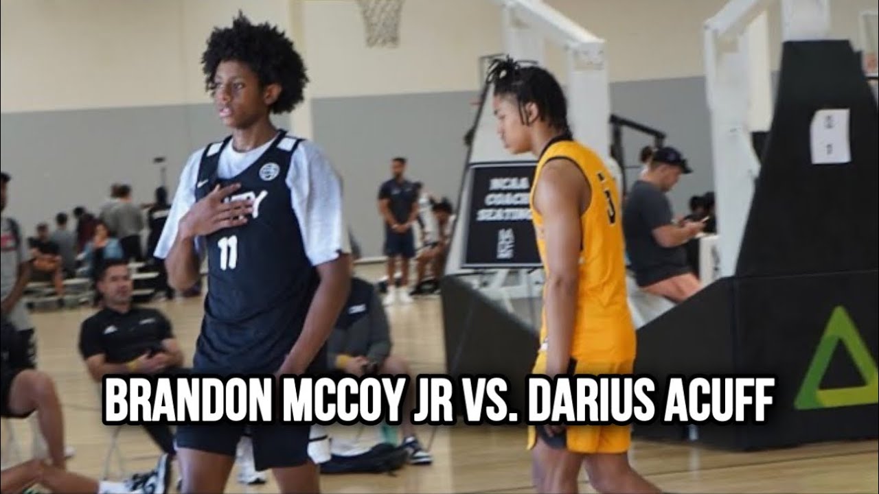 Arkansas Commit & #1 PG In 2025 Darius Acuff Goes At #1 PG In 2026 Brandon McCoy Jr.!