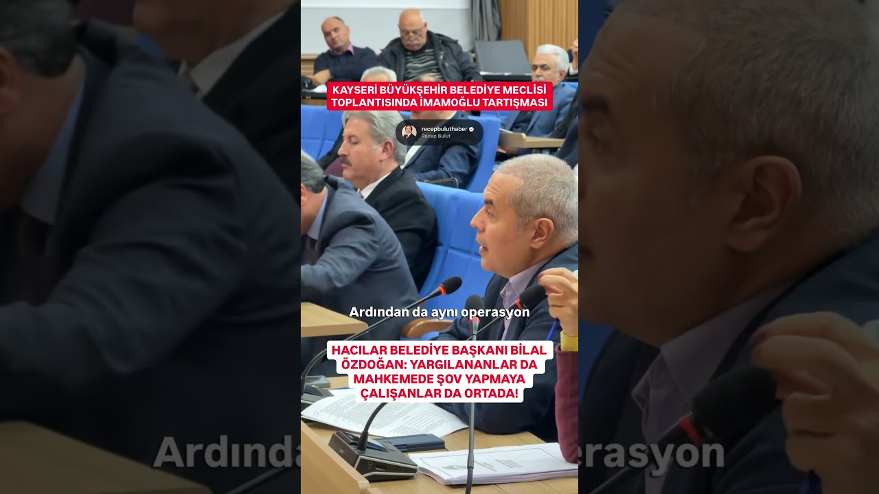 #SONDAKİKA KAYSERİ B&Uuml;Y&Uuml;KŞEHİR BELEDİYE MECLİSİ TOPLANTISINDA İMAMOĞLU TARTIŞMASI #kayseri #imamoğlu