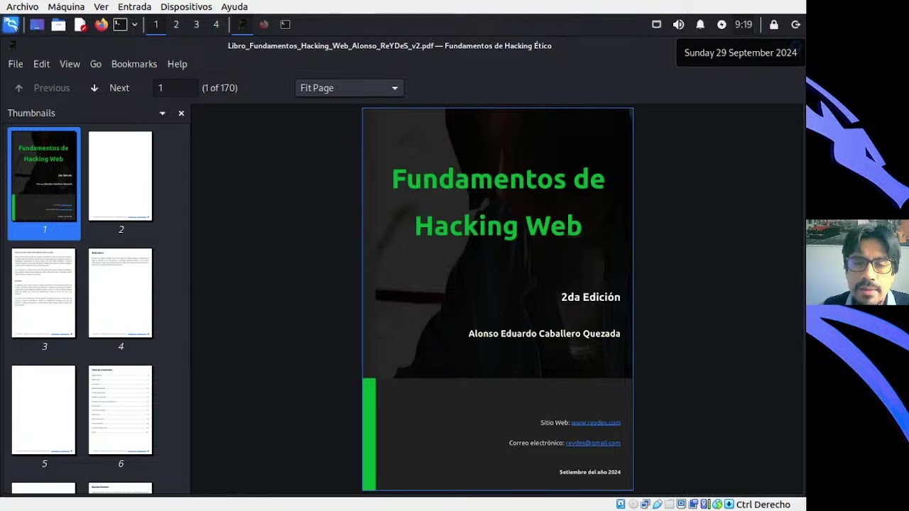 Presentación Libro Fundamentos de Hacking Web 2da Edición