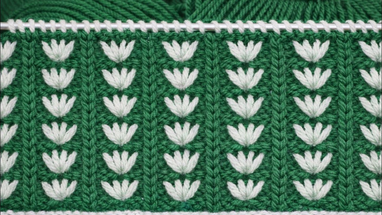 2 रंग का शानदार स्वेटर डिजाइन/Two Colour Sweater Design/Double Colour knitting/Do Rang ka design|