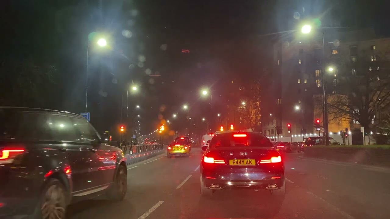 سوق العرب بلندن #لندن London Drive Edgware Road, Night Drive, UK 🇬🇧 
