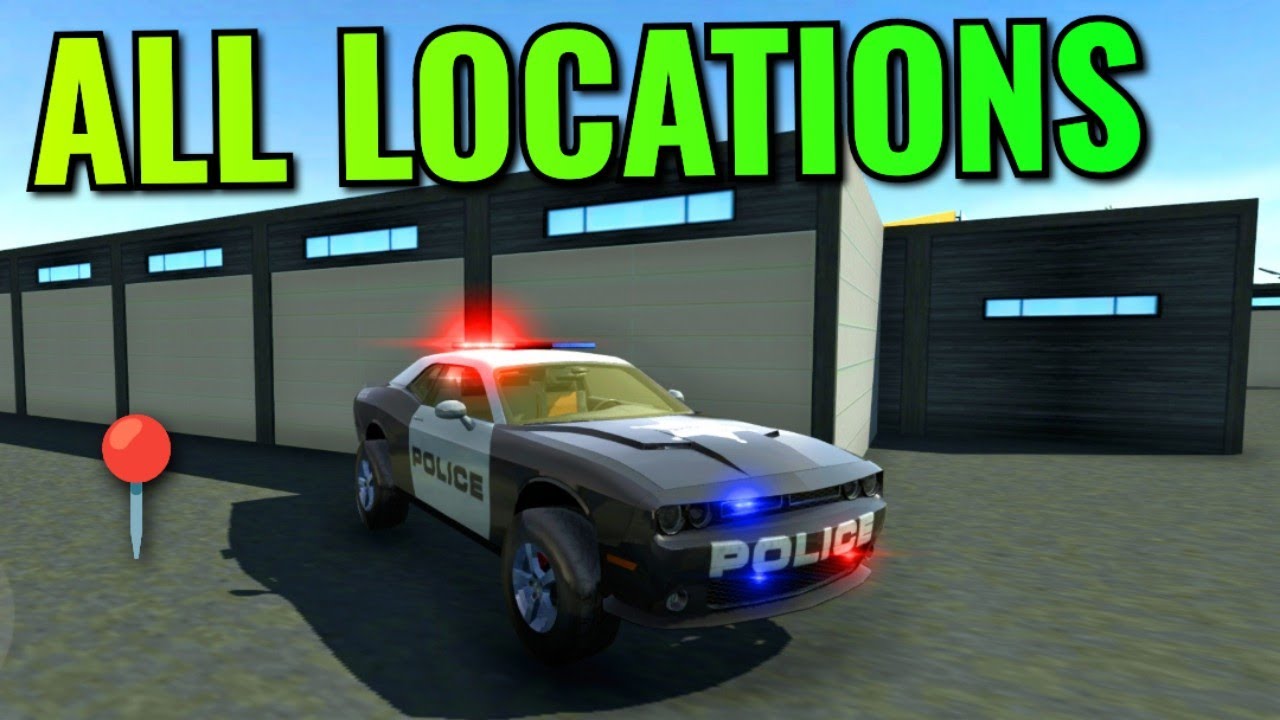 All Police Car Location in Car Simulator 2