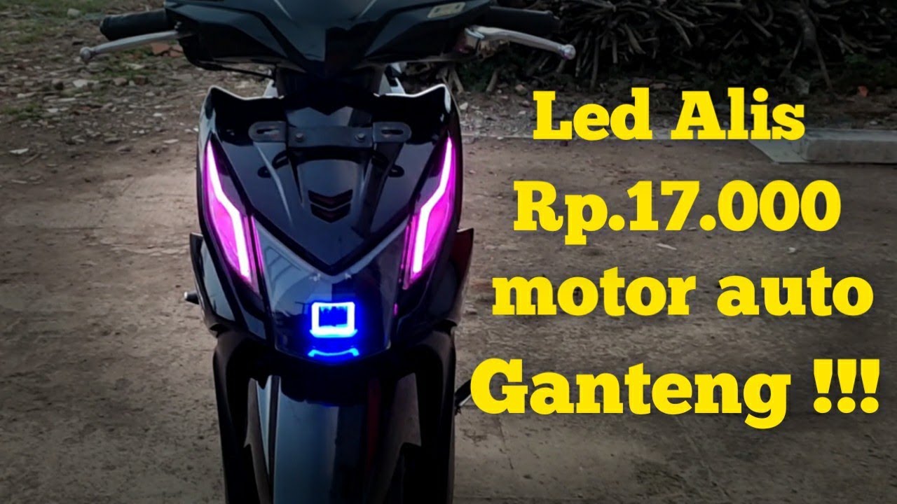 cara pasang lampu alis honda beat