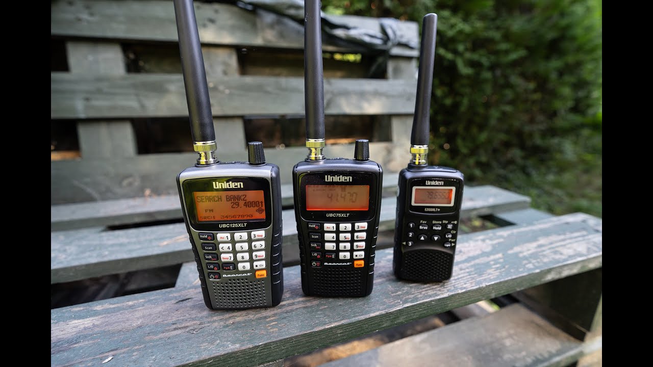 Skanery radiowe Uniden EZI33XLT-PLUS, UBC75XLT, UBC125XLT