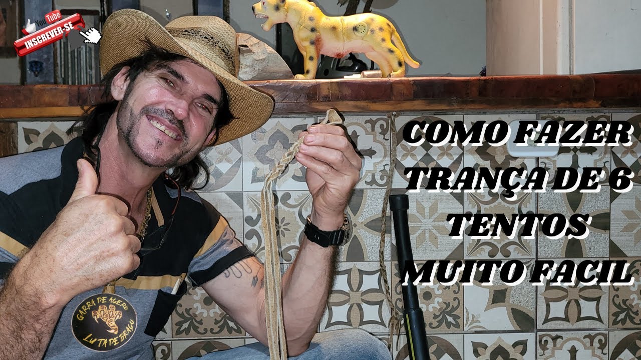COMO FAZER TRAN&Ccedil;A DE 6 TENTOS MUITO FACIL